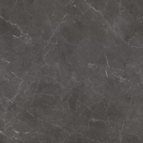 Athens Dark tile close up near-black surface ghost white veining
