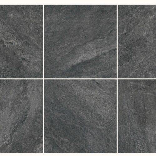 YM601503M dark grey stone-look porcelain floor wall tile detail