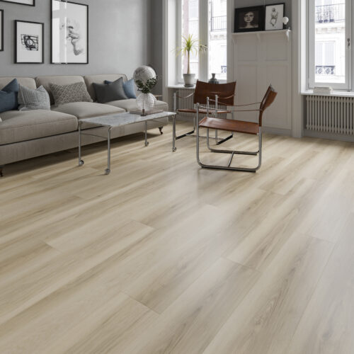 Desert Oak hybrid SPC flooring lifestyle room warm amber desert timber floor