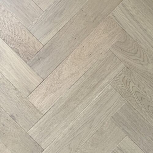 Oak Havana pale ash European engineered timber flooring with soft cool grey wash over warm oat undertones showing composed grain pattern (image 2)