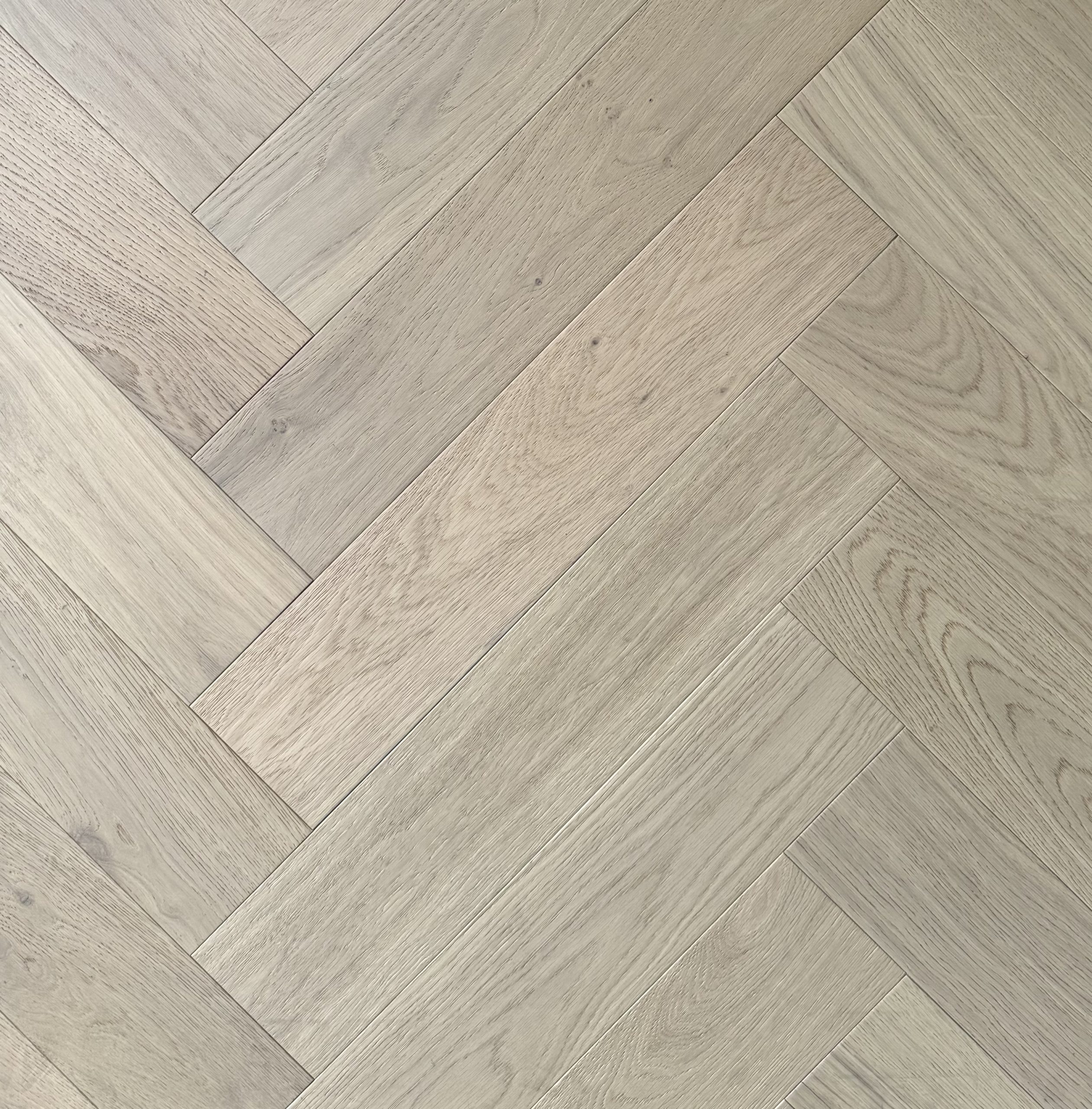 Oak Havana pale ash European engineered timber flooring with soft cool grey wash over warm oat undertones showing composed grain pattern (image 2)