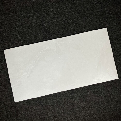 Elegance Silver large format tile full face view whisper white minimal texture