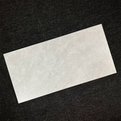 Ionic Grey large format tile full face view winter fog soft pebble tones
