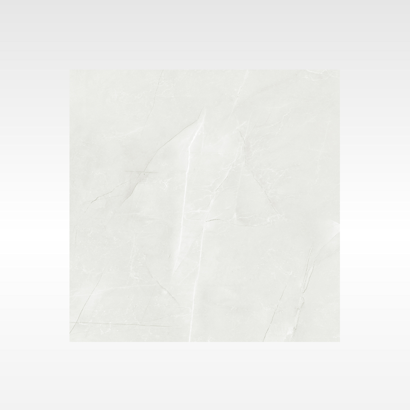 Vienna Ivory polished porcelain tile near-white ivory mist cream fold with angular steel thread hairline veins