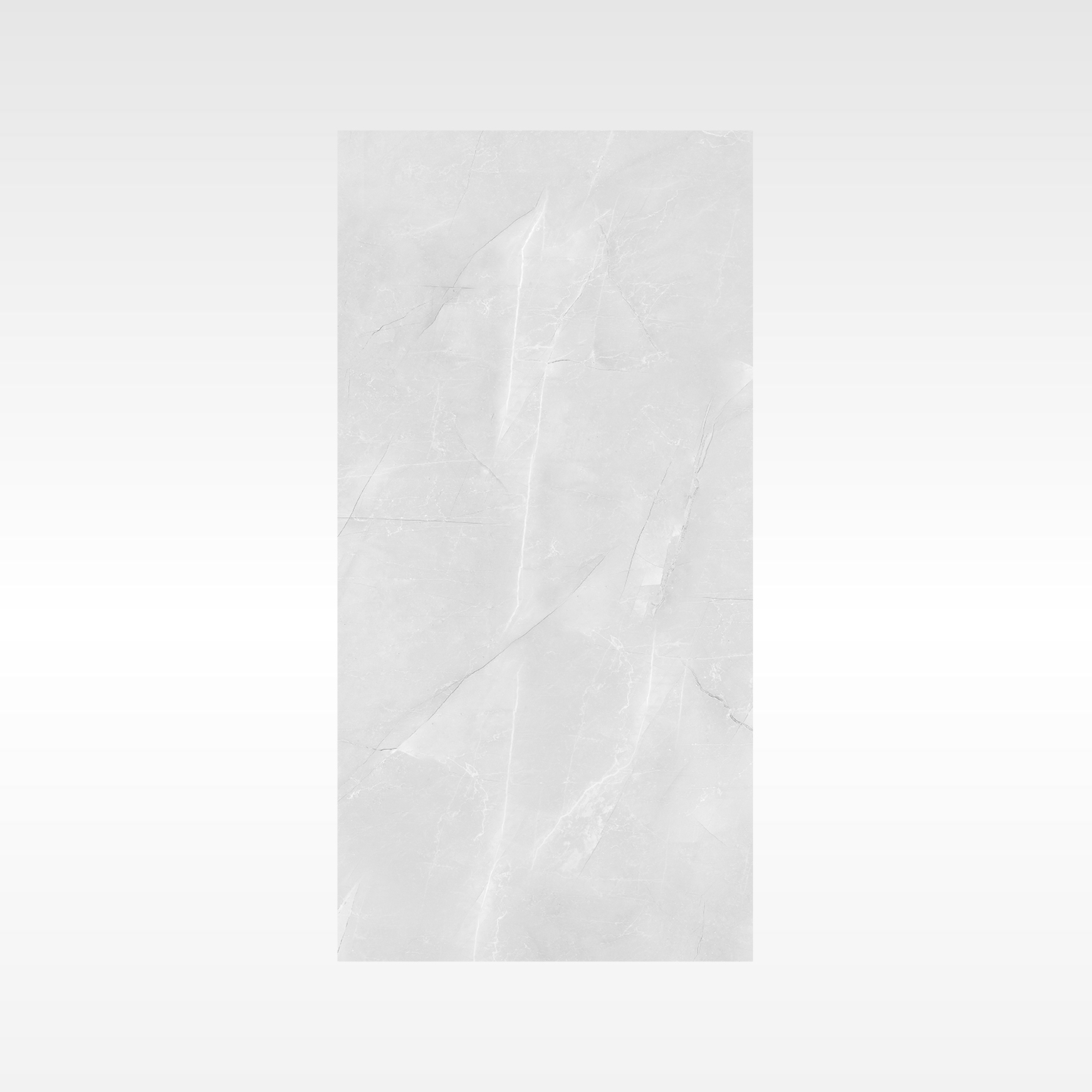 Vienna Grey large format porcelain tile corner view geometric vein pattern pale grey polished