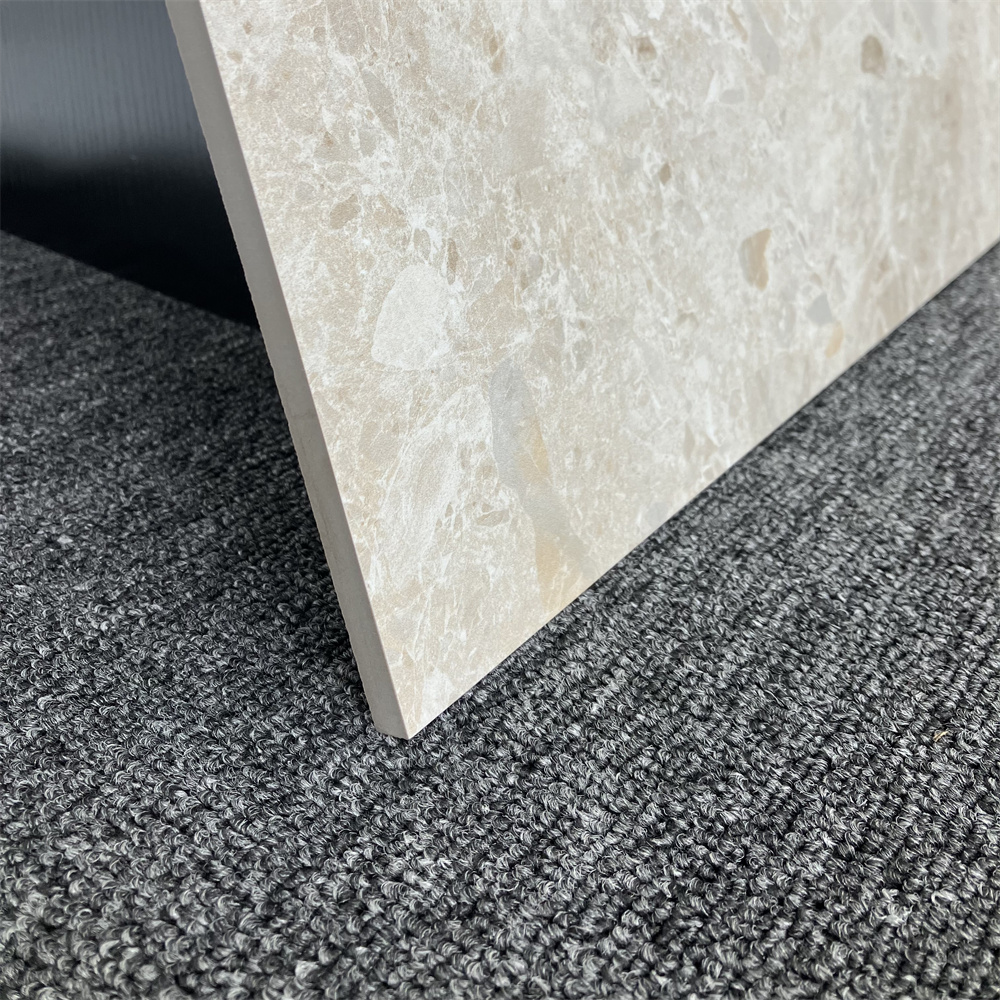 Luxstone Beige terrazzo-look porcelain floor tile warm beige tones