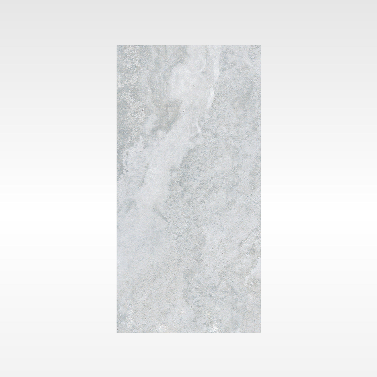 Riverstone Silver matt porcelain tile blue-grey swirling wave marble-look pattern