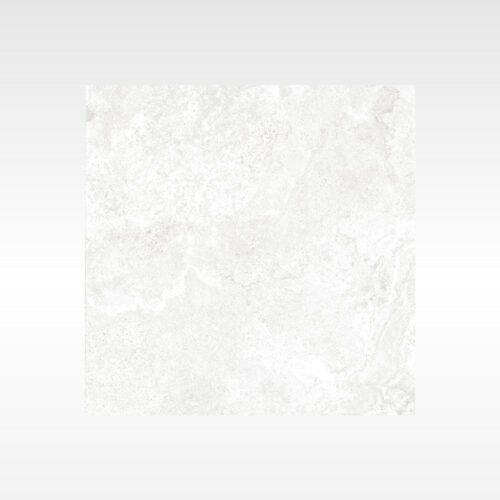 White crystalline porcelain tile - Flat Alps White matt 300x600mm wall and floor