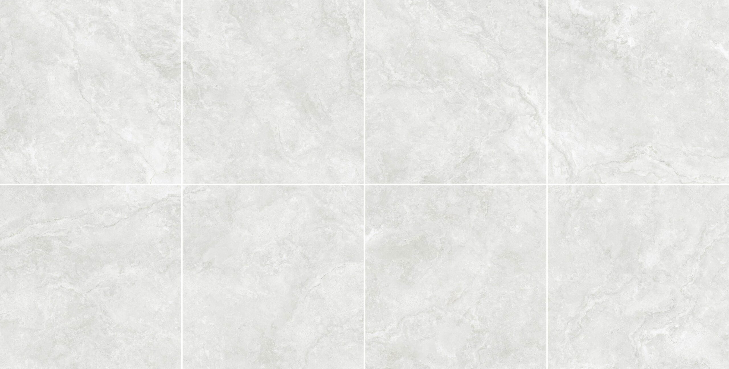 Everest Silver pale porcelain tile room installation