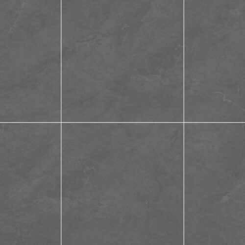Loft Dark tile room scene feature wall installation dark grey concrete aesthetic