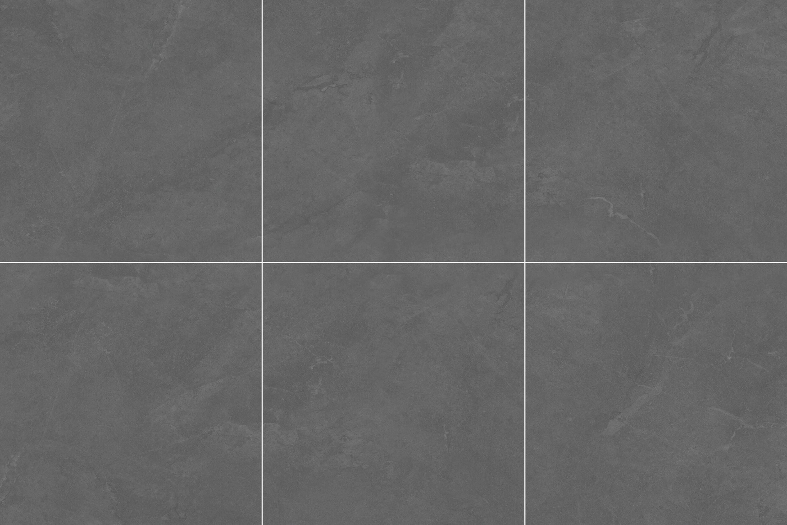 Loft Dark tile room scene feature wall installation dark grey concrete aesthetic