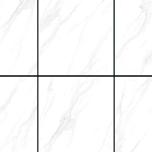 SnowWhite Grey large format tile full face snow white with natural flowing grey marble vein