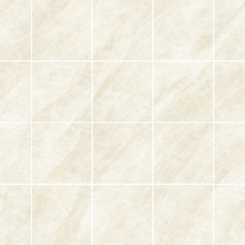 Taj Mahal Ivory large format tile installed pale golden ivory marble veining bathroom floor