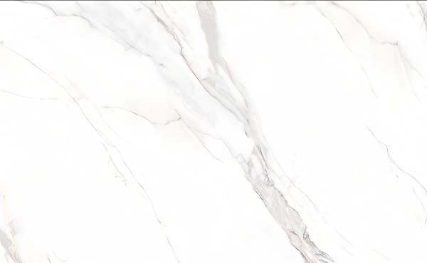Carrara Blanco porcelain tile white marble-look bold grey veining 600x1200mm gloss finish