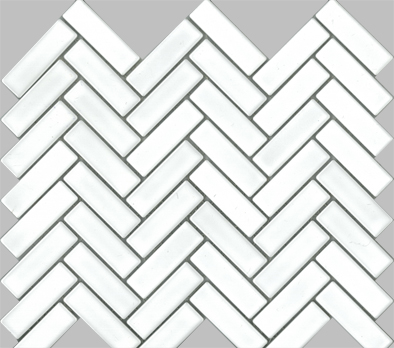 HERRINGBONE WHITE SATIN