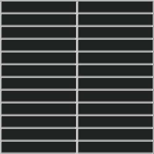 Kitkat mosaic KIT509 white cream ceramic strip tile stacked format mesh sheet bathroom wall