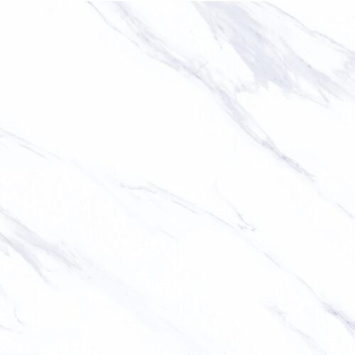Luna Haze porcelain tile luminous white calacatta marble-look blue-grey veining 600x1200mm