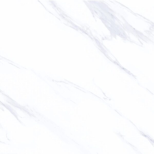 Luna Haze porcelain tile luminous white calacatta marble-look blue-grey veining 600x1200mm
