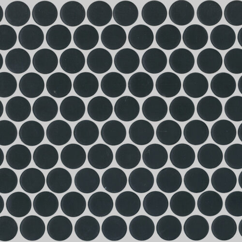 Penny round mosaic 20x20mm ORB209 polished grey marble circles mesh sheet bathroom floor