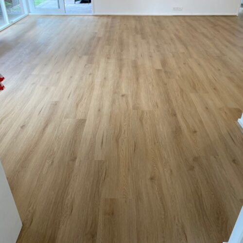 Classic Oak hybrid SPC flooring lifestyle room warm honey oak floor Australia