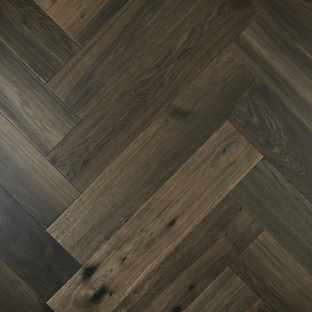 De Marque Oak - Ash Grey (Herringbone)