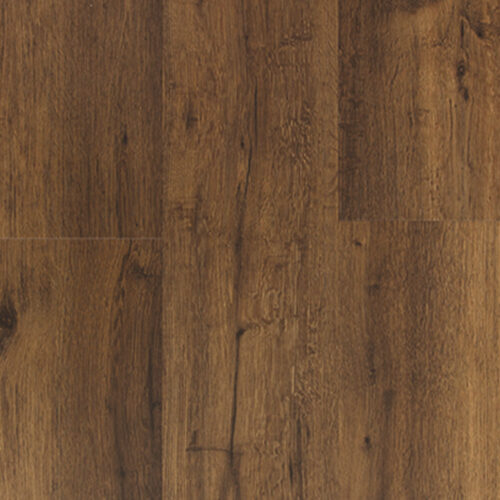 Brown hybrid flooring plank - Aspire RCB Homestead rigid composite 8mm embossed timber