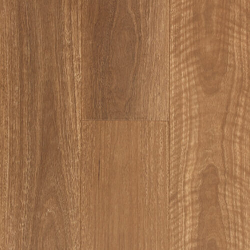 Brown spotted gum-look hybrid flooring - Aspire RCB QLD Spotted Gum rigid composite plank 8mm