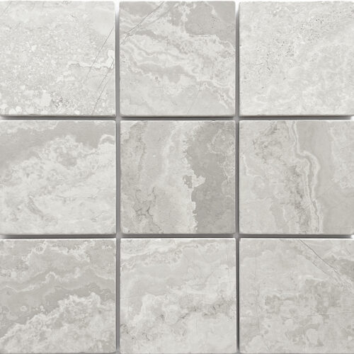 Grey porcelain tile — Apollo Grey Woodstone Tumbled 100X100