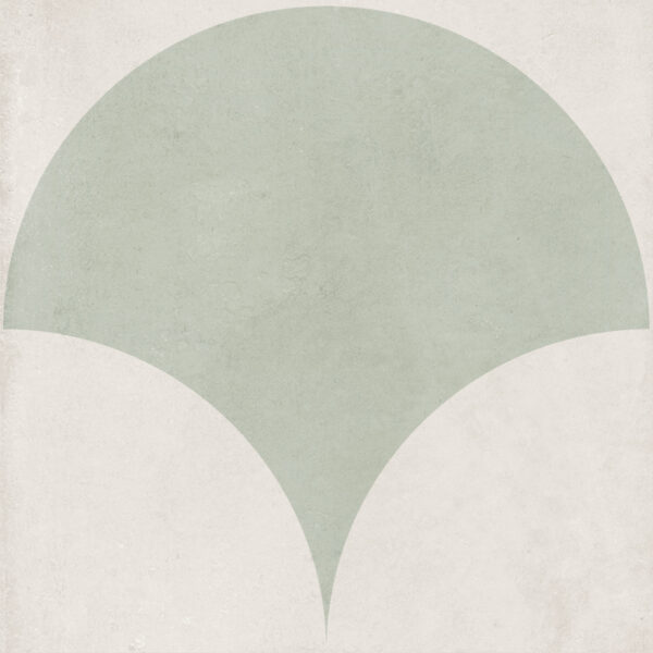 Green porcelain — Tiffany Sage Fishscale