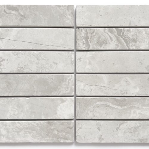 Grey porcelain tile — Apollo Grey Woodstone Tumbled 50X200