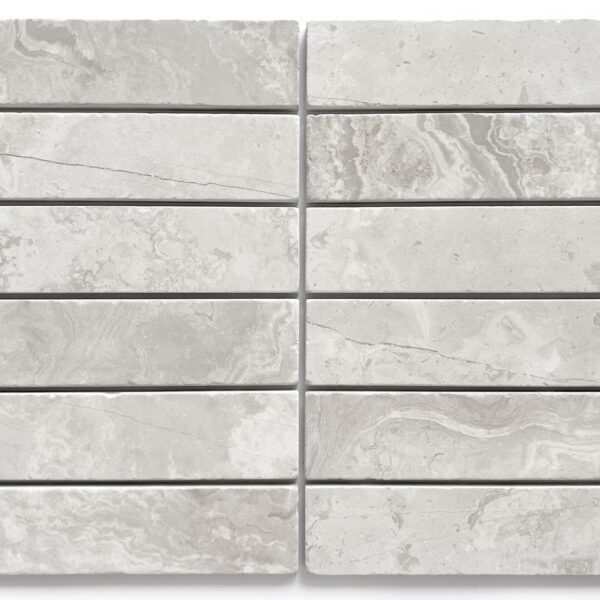 Grey porcelain tile — Apollo Grey Woodstone Tumbled 50X200