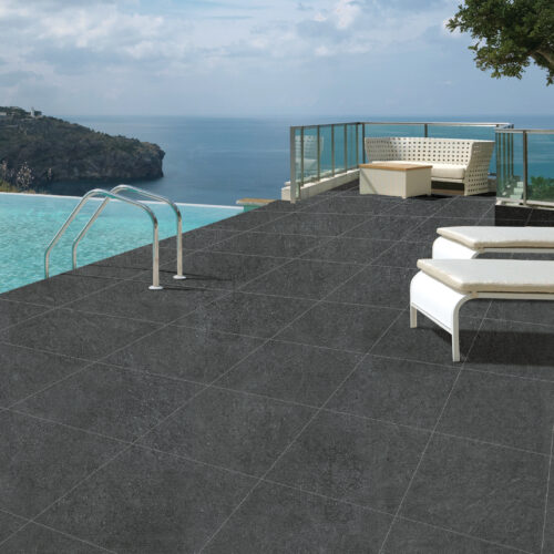 Black porcelain — Reefstone Black