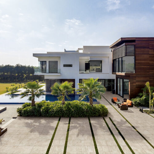 Grey ceramic tile — Travertine Grey