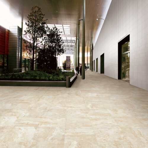 Ivory ceramic tile — Travertine Ivory