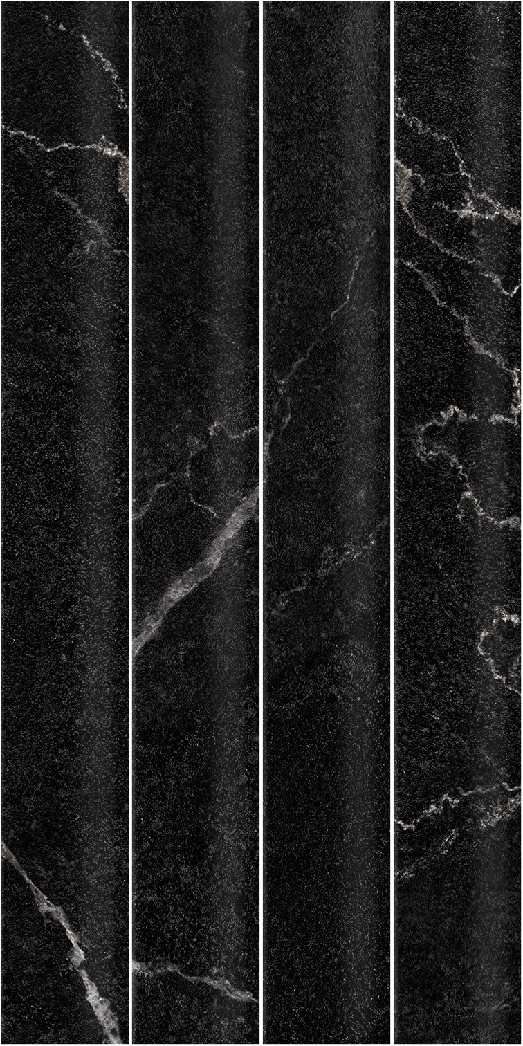 Black ceramic tile — Amici Black