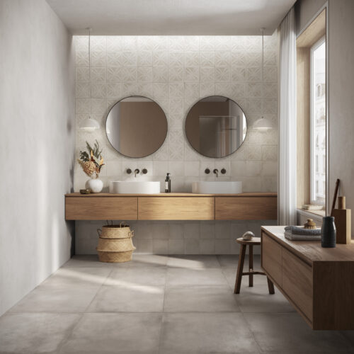 White ceramic tile — Amuri White