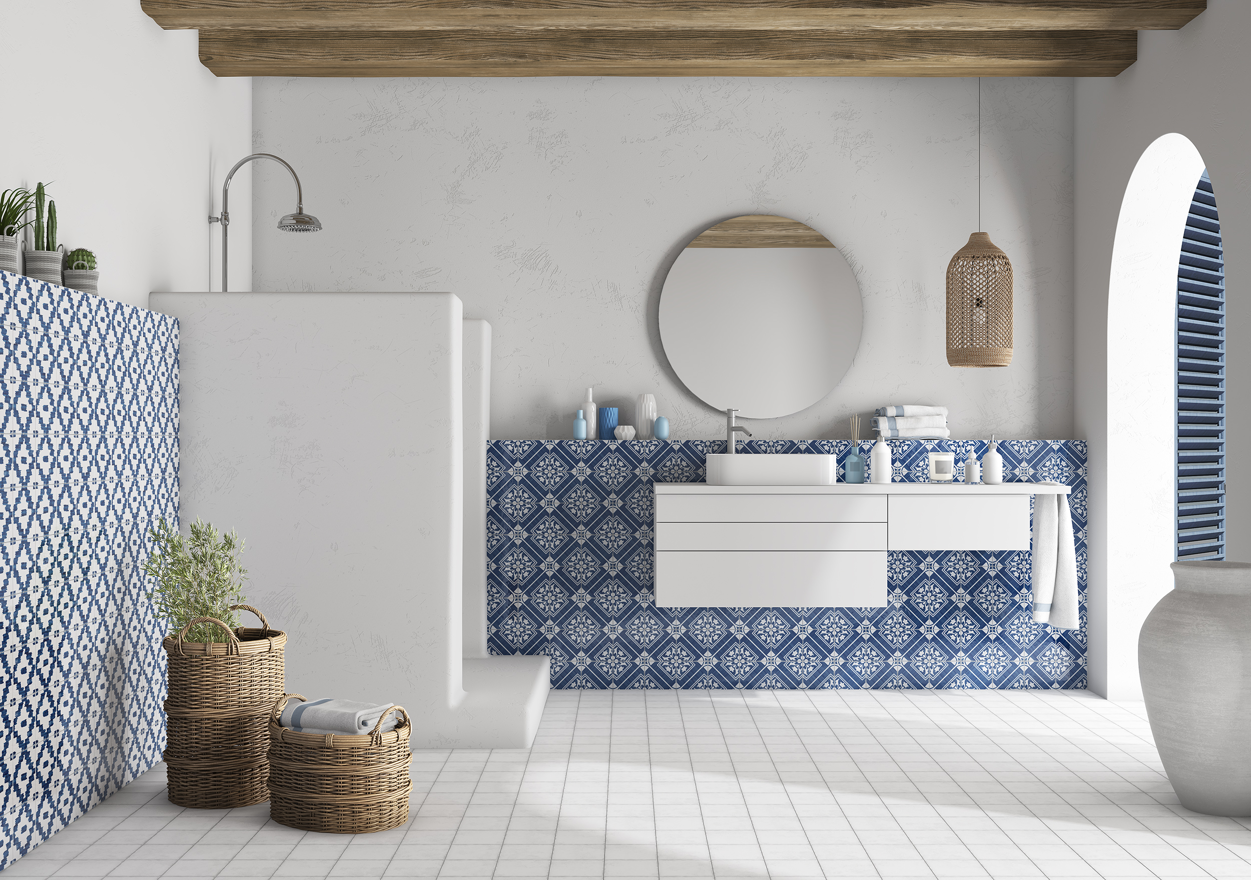 Grey porcelain tile — Andra Grey