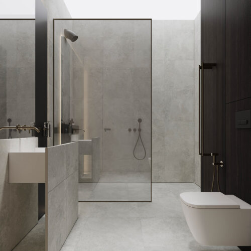 White porcelain tile — Arctic White