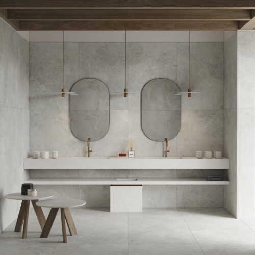 White porcelain tile — Arctic White