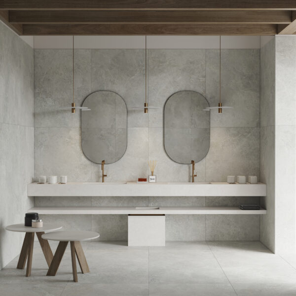 White porcelain tile — Arctic White