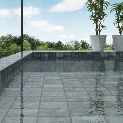 Green porcelain tile — Atlantis Green