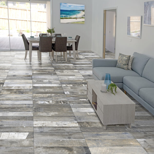 Charcoal porcelain tile — Blackbutt Charcoal