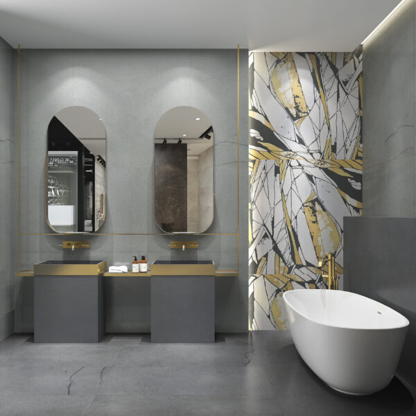 Grey porcelain tile — Bluestone Grey