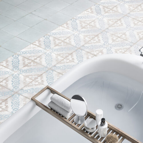 Blue porcelain tile — Barcelona Blue