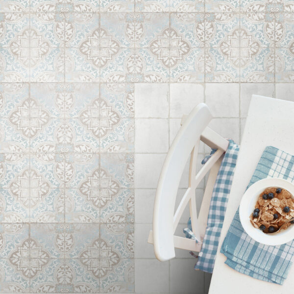 White porcelain tile — Barcelona White