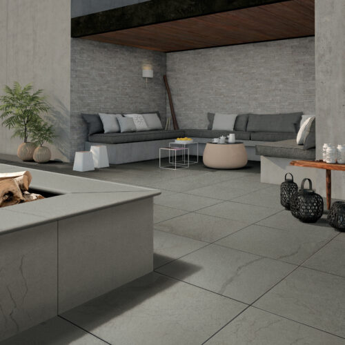 Grey porcelain tile — Bluestone Grey