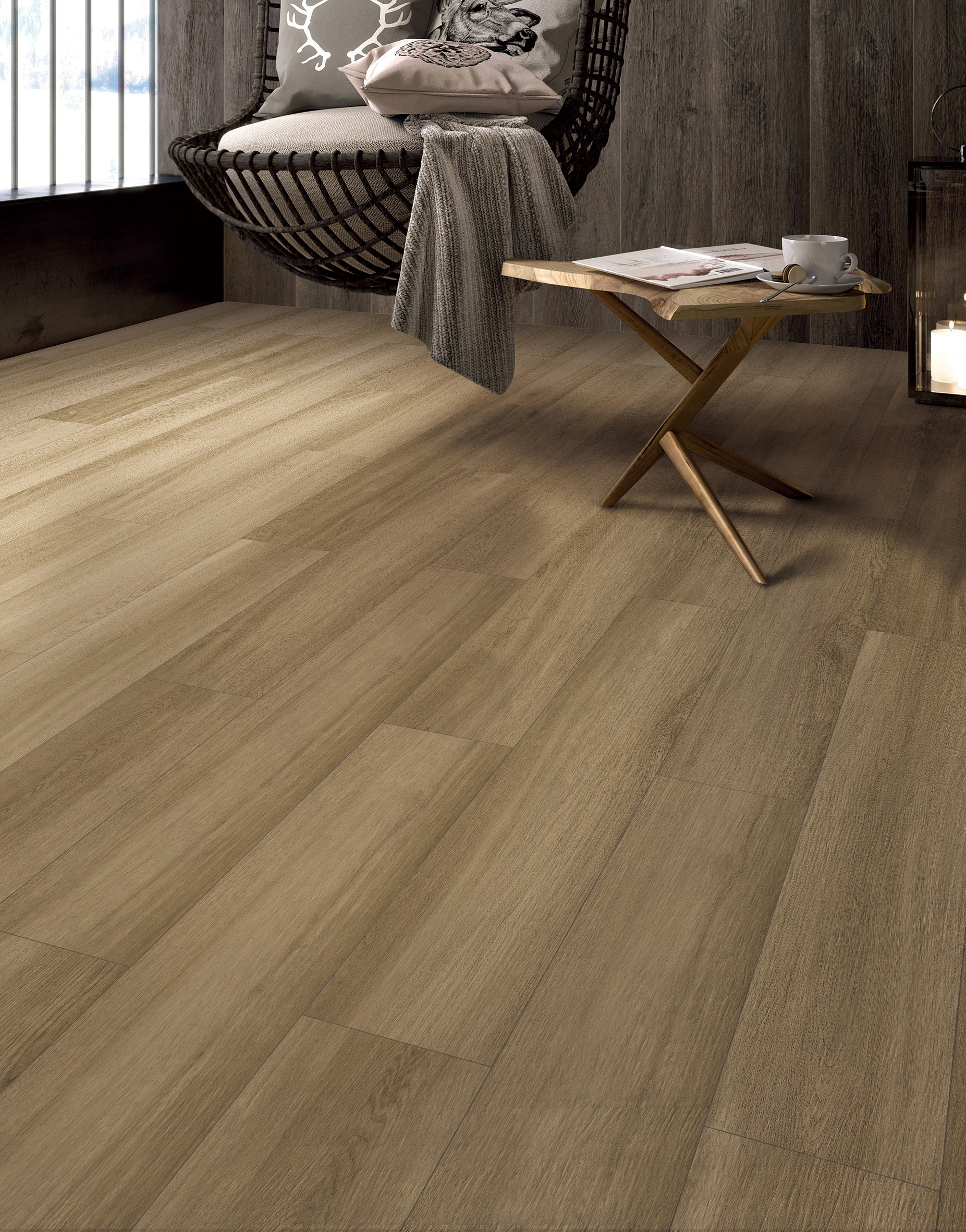 Brown porcelain tile — Catch Brown