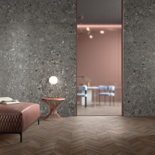 Black porcelain tile — Ceppo Black