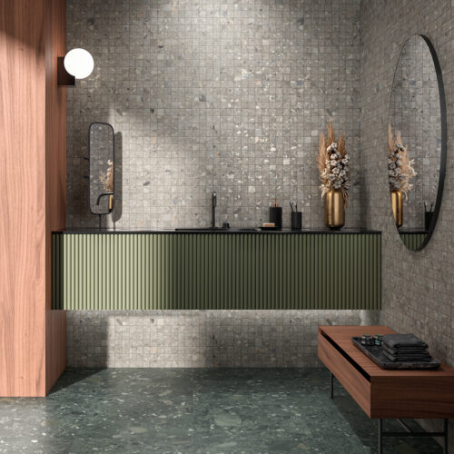 Green porcelain tile — Ceppo Green