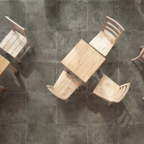 Charcoal porcelain tile — Colonel Charcoal